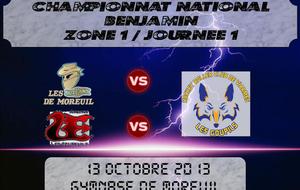 Première Journée du Championnat Benjamins Dimanche 13 octobre à Moreuil !
