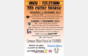 Le TELETHON et le HRCV !! Les 6-7 et 8 décembre 2013