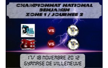 Journée 2- Championnat Benjamin - 17 et 18/11/2012