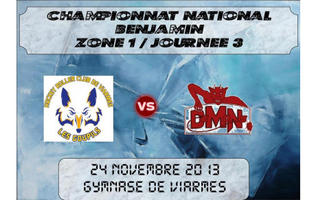 3ème Journée de Championnat Benjamins - Dimanche 24 novembre 2013