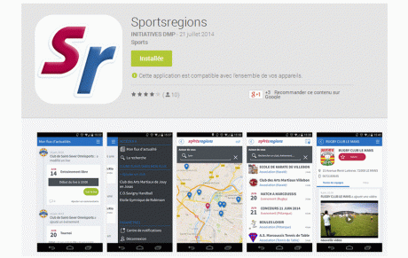 Une appli pour suivre le club!