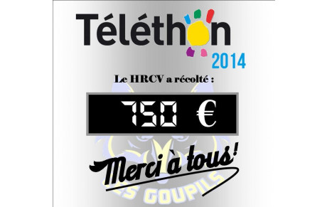 Résultat téléthon 2014