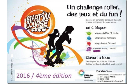 Le Challenge Start'in Course 2016 commence!